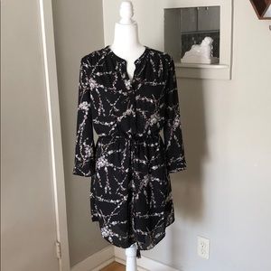 Daniel Rainn watercolor floral dress like new